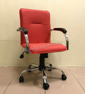 Кресло Самба G №312 (Хром/Красный)