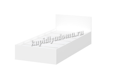 Кровать 0.9 Ницца НЦ.13 (Белый)
