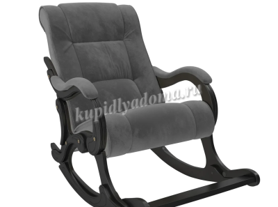 Кресло-качалка Сенатор Модель 77 (Венге/Ткань Verona Antrazite Grey)