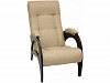 Кресло для отдыха Неаполь Модель 9 без лозы (Венге-эмаль/Ткань Бежевая Malta 03 А)