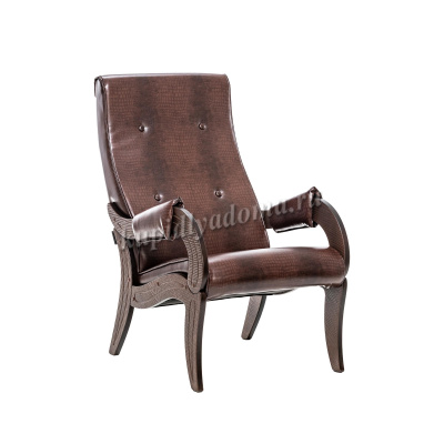 Кресло для отдыха Модель 701 (Дуб шампань/Ткань велюр V26)