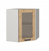 Шкаф верхний ШВУС 600 Кухня Лофт (Фон серый/Дуб Вотан)