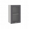 Шкаф верхний ШВС 400 Кухня Классик (Фон серый/Металл графит)