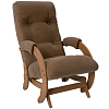 Кресло-маятник Консул Модель 68 (Орех-эмаль/Ткань коричневый Verona Brown)