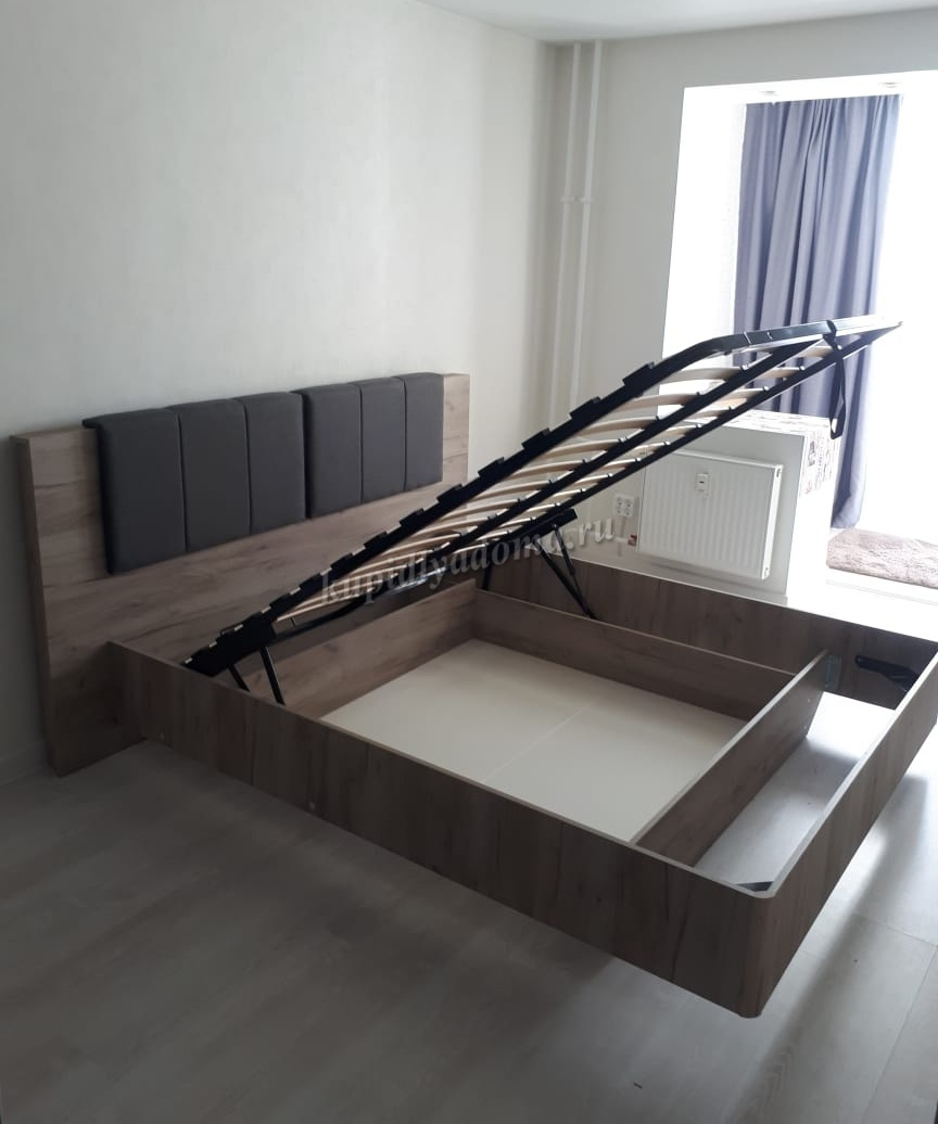 Двуспальная кровать Борно с подъемным механизмом 180*190-200 см