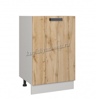 Шкаф нижний ШН 500 Кухня Лофт (Фон серый/Дуб Вотан)
