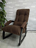 Кресло-качалка Модель 67 (Венге/Ткань коричневая Verona Brown)