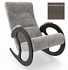 Кресло-качалка Неаполь Модель 3 (Серый ясень-эмаль/Ткань Светло-серый Verona Light Grey)