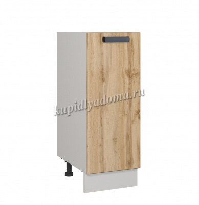 Шкаф нижний ШН 300 Кухня Лофт (Фон серый/Дуб Вотан)