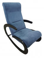 Кресло-качалка Модель 1синяя