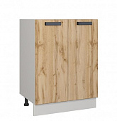 Шкаф нижний ШН 600 Кухня Лофт (Фон серый/Дуб Вотан)