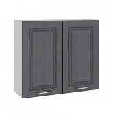 Шкаф верхний ШВ 800 Кухня Классик (Фон серый/Металл графит)