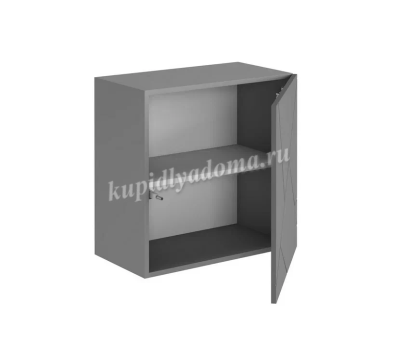Шкаф навесной Гранж ШН-002 (Серый Шифер/Графит Софт) 
