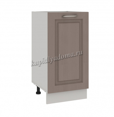 Шкаф нижний ШН 400 Кухня Классик (Фон серый/Металл грей)