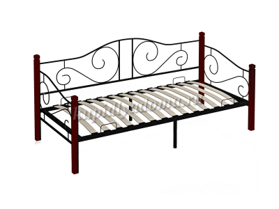 Кровать Гарда-7 на металлокаркасе 0.9 (Венге)