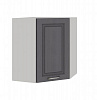 Шкаф верхний ШВУ 600 Кухня Классик (Фон серый/Металл графит)