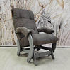 Кресло-маятник Неаполь Модель 12 (Серый ясень-эмаль/Ткань Темно-серый Verona Antrazite Grey)