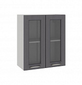 Шкаф верхний ШВС 600 Кухня Классик (Фон серый/Металл графит)