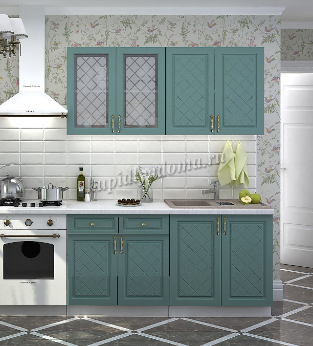 Идеи дизайна кухни в бирюзовом цвете — фото реальных интерьеров и советы | SALON