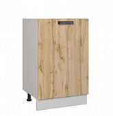 Шкаф нижний ШН 500 Кухня Лофт (Фон серый/Дуб Вотан)