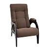 Кресло для отдыха Неаполь Модель 9 без лозы (Венге-эмаль/Ткань Коричневый Verona Brown)