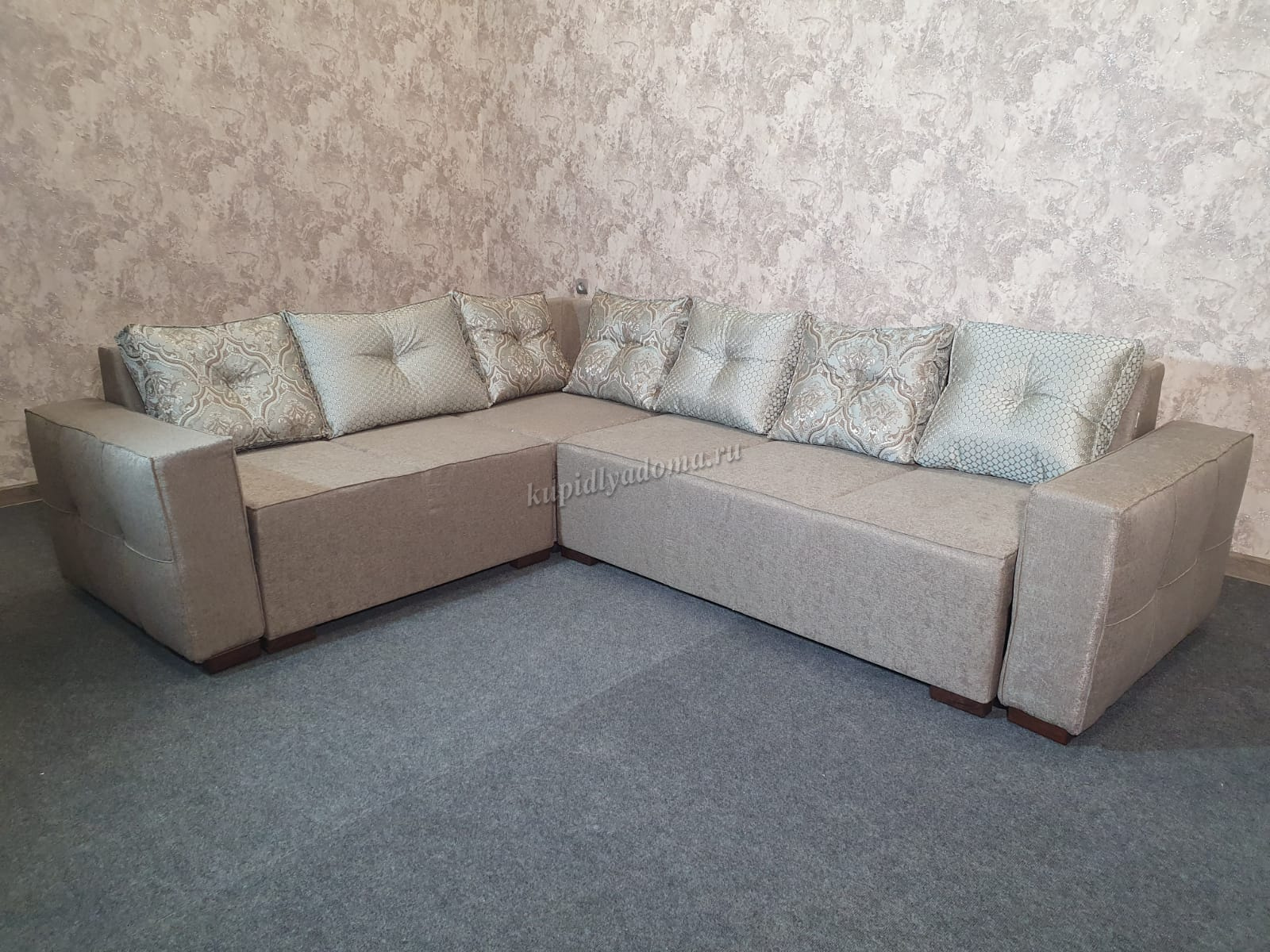 Угловой диван-кровать Малахит-4 ДУ (2 кат.) купить в Хабаровске по низкойцене в интернет магазине мебели